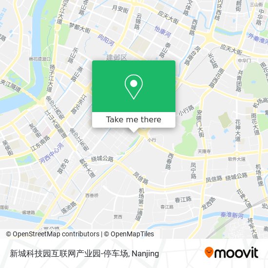 新城科技园互联网产业园-停车场 map
