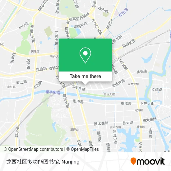 龙西社区多功能图书馆 map