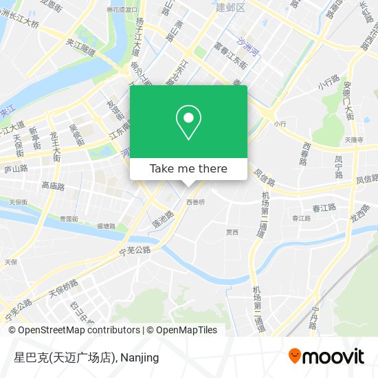 星巴克(天迈广场店) map