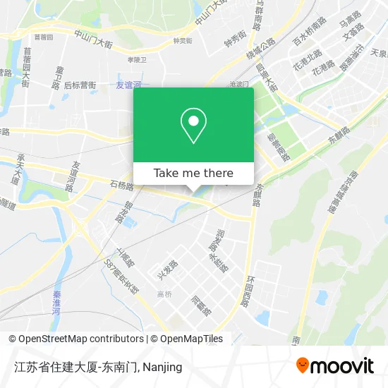 江苏省住建大厦-东南门 map