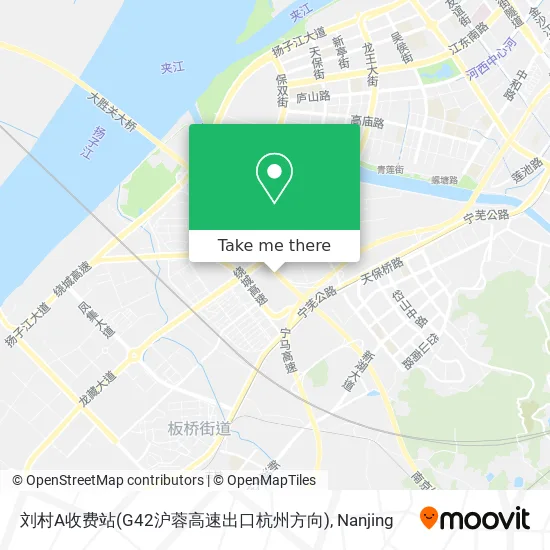 刘村A收费站(G42沪蓉高速出口杭州方向) map