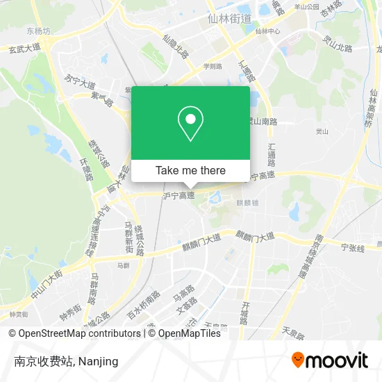 南京收费站 map