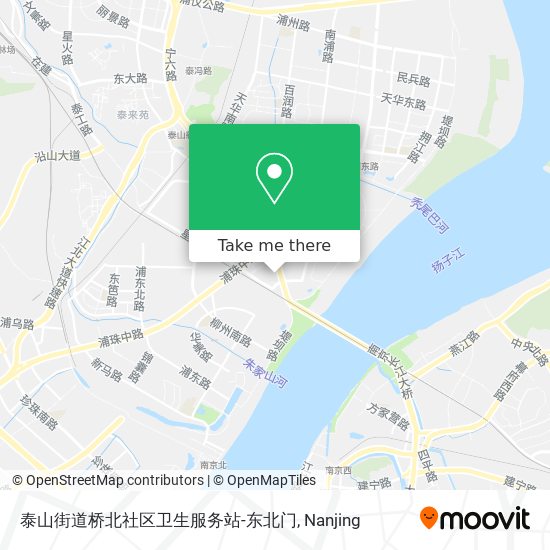 泰山街道桥北社区卫生服务站-东北门 map