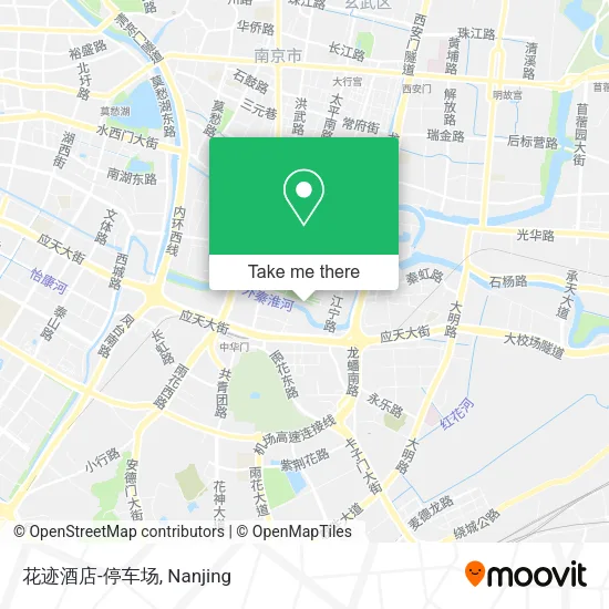 花迹酒店-停车场 map