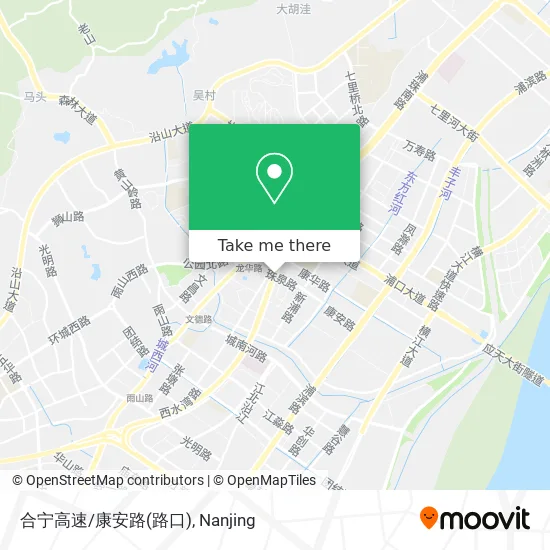 合宁高速/康安路(路口) map