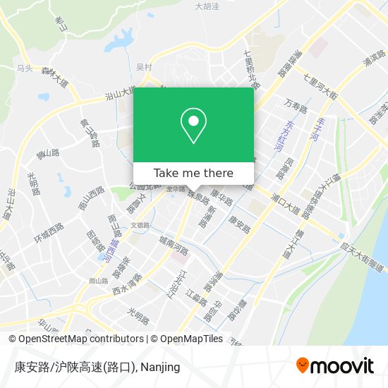 康安路/沪陕高速(路口) map