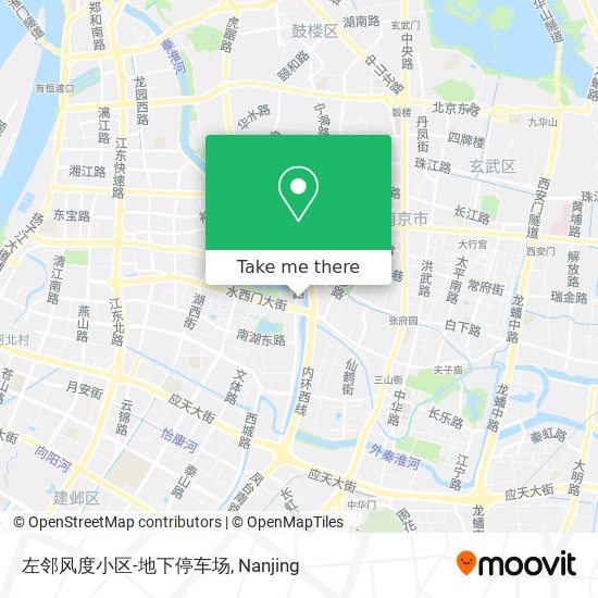 左邻风度小区-地下停车场 map