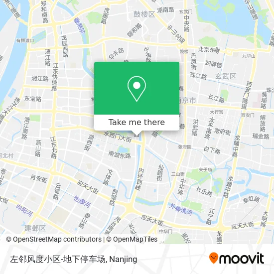 左邻风度小区-地下停车场 map