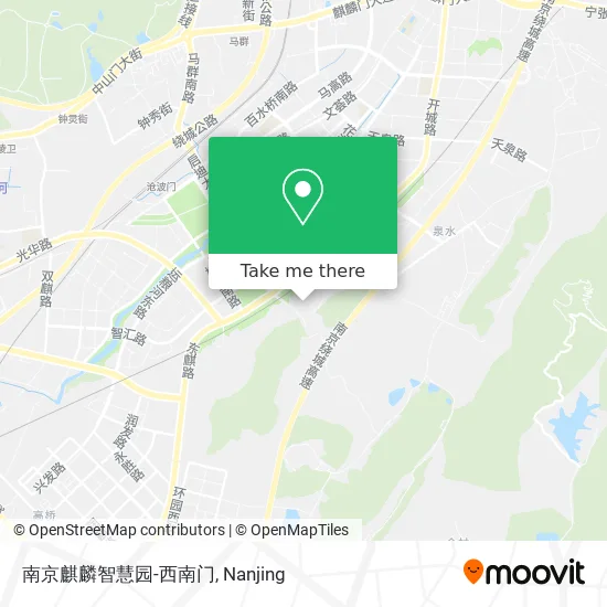 南京麒麟智慧园-西南门 map