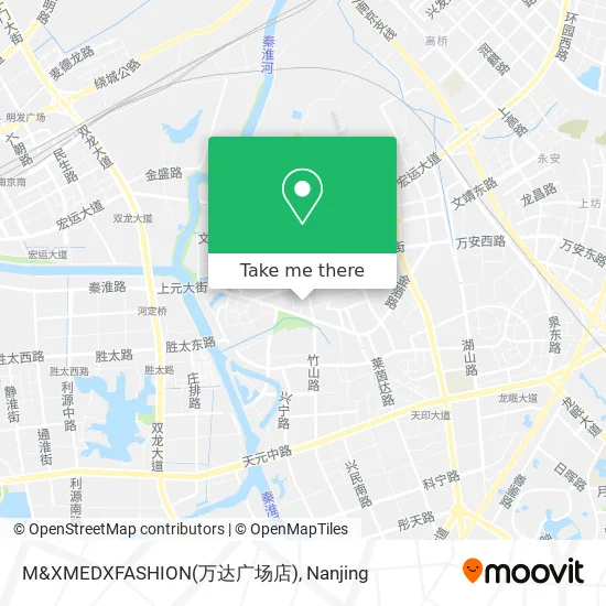 M&XMEDXFASHION(万达广场店) map