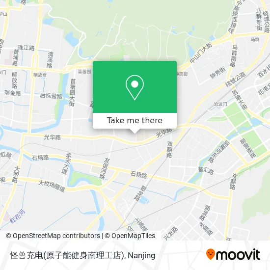 怪兽充电(原子能健身南理工店) map
