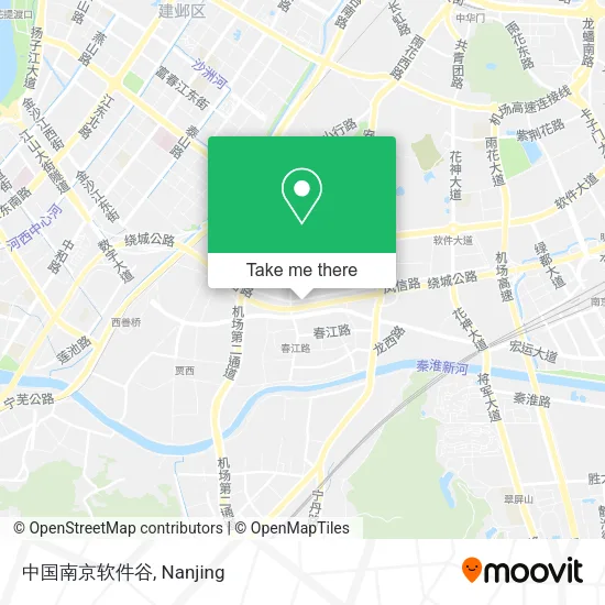 中国南京软件谷 map