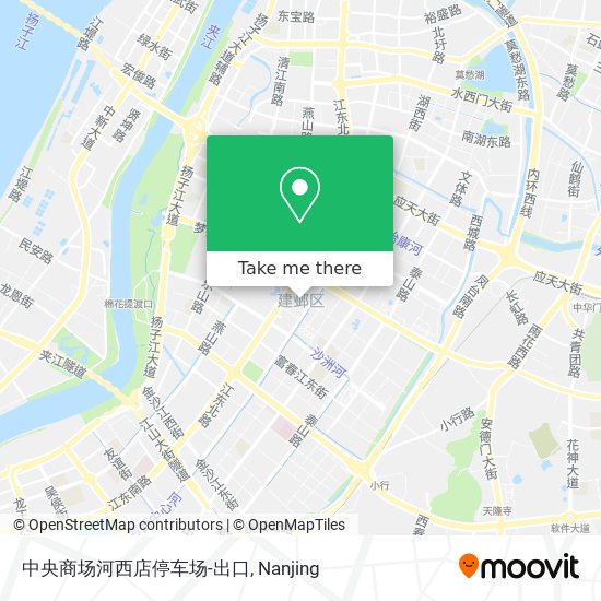 中央商场河西店停车场-出口 map