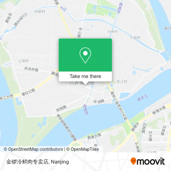 金锣冷鲜肉专卖店 map