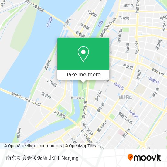 南京湖滨金陵饭店-北门 map