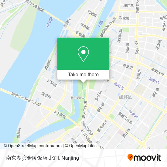 南京湖滨金陵饭店-北门 map
