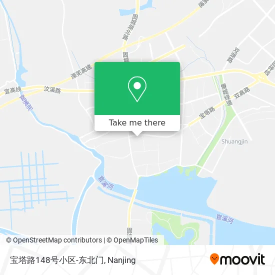 宝塔路148号小区-东北门 map
