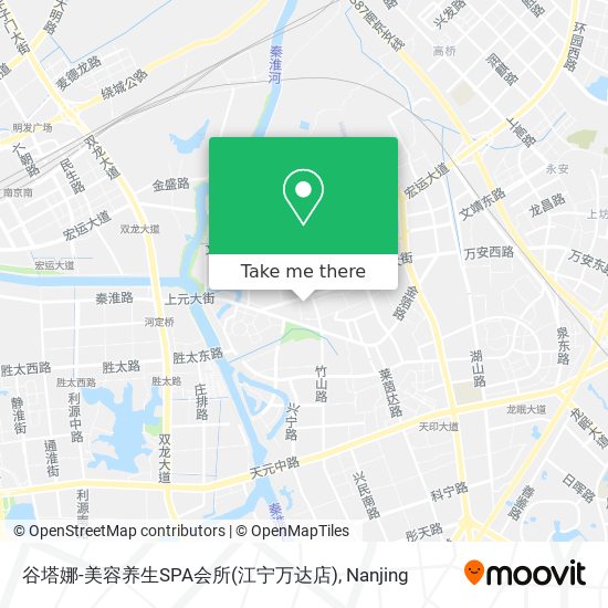 谷塔娜-美容养生SPA会所(江宁万达店) map