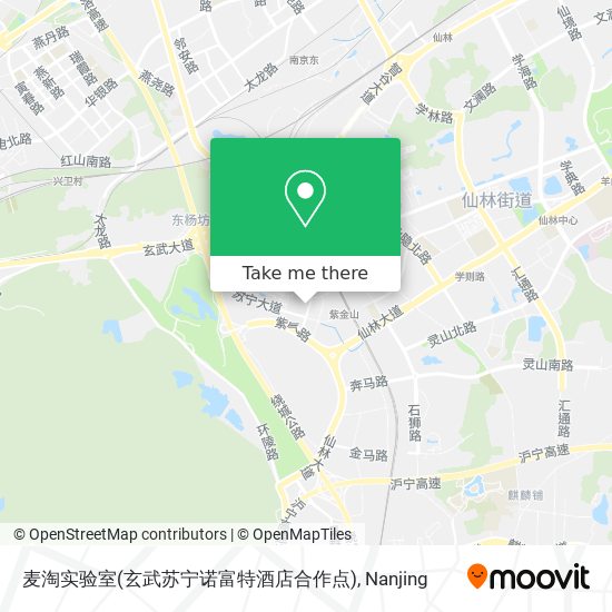 麦淘实验室(玄武苏宁诺富特酒店合作点) map