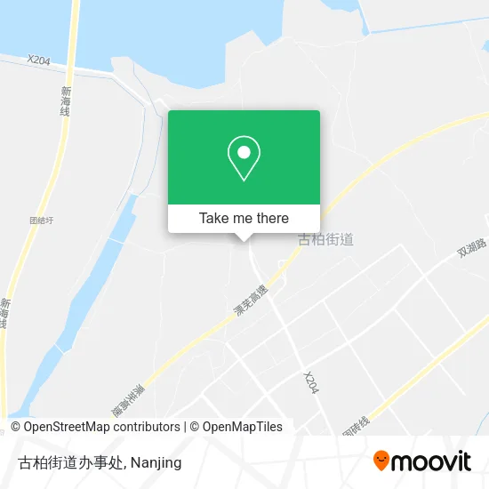 古柏街道办事处 map