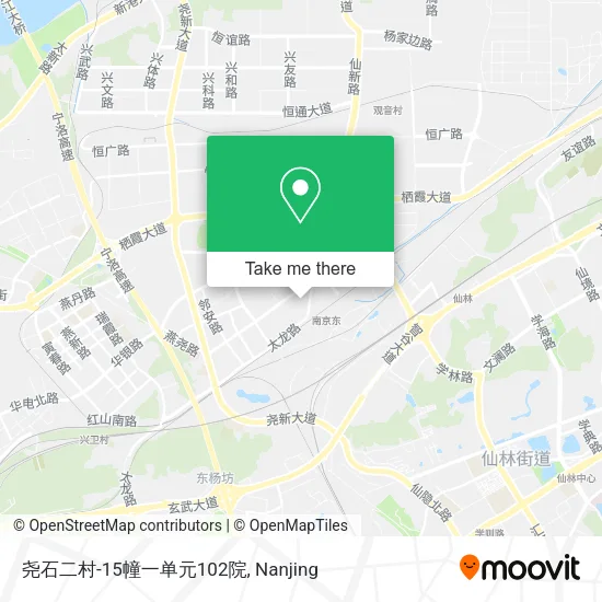 尧石二村-15幢一单元102院 map
