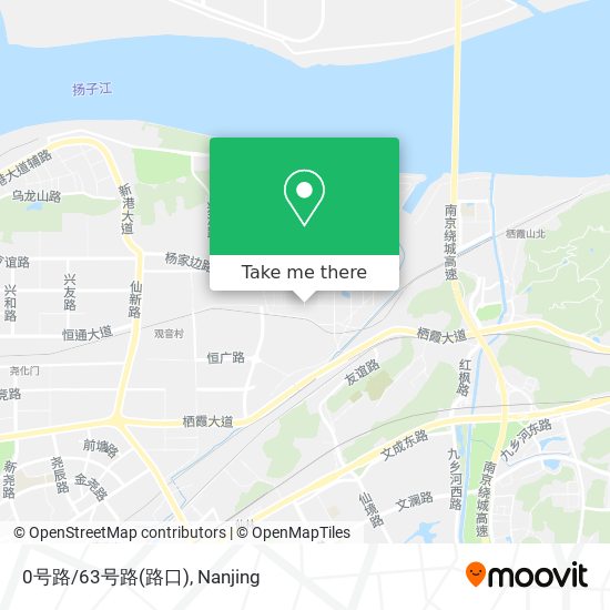 0号路/63号路(路口) map