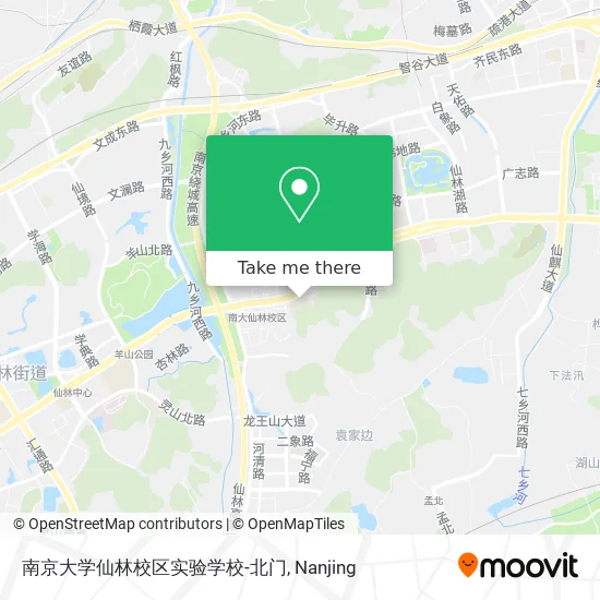 南京大学仙林校区实验学校-北门 map