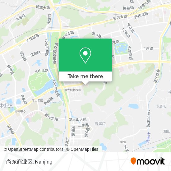 尚东商业区 map