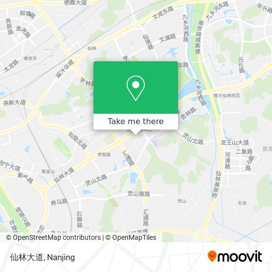 仙林大道 map