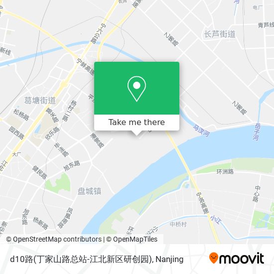 d10路(丁家山路总站-江北新区研创园) map
