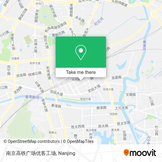 南京高铁广场优客工场 map