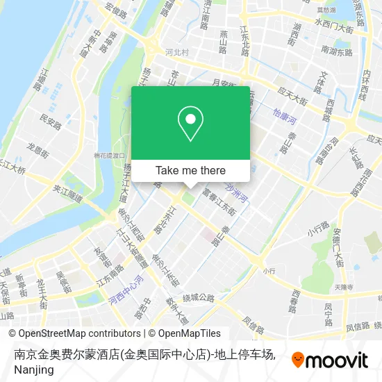 南京金奥费尔蒙酒店(金奥国际中心店)-地上停车场 map