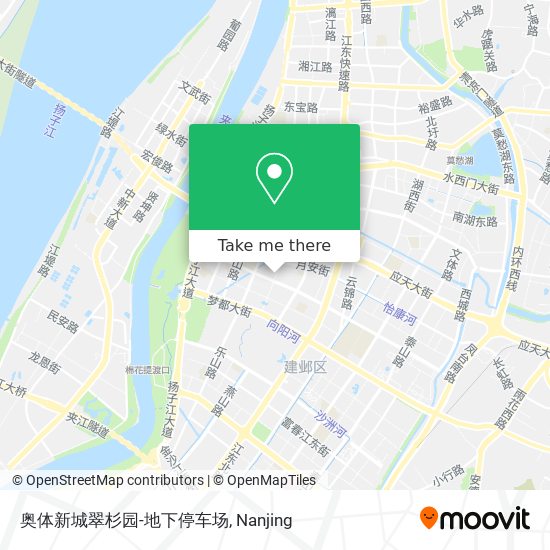 奥体新城翠杉园-地下停车场 map