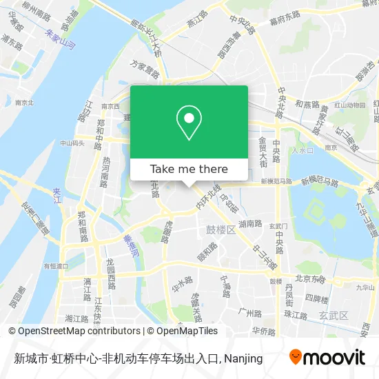 新城市·虹桥中心-非机动车停车场出入口 map