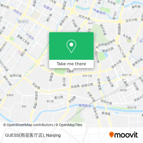 GUESS(雨花客厅店) map