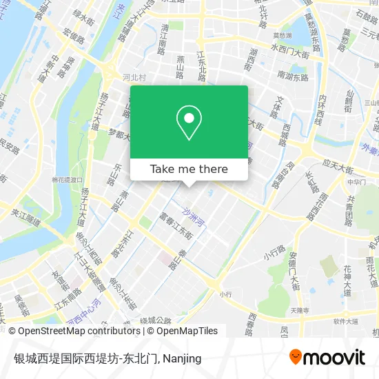 银城西堤国际西堤坊-东北门 map