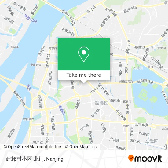 建邺村小区-北门 map