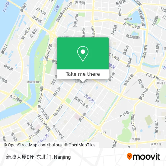 新城大厦E座-东北门 map