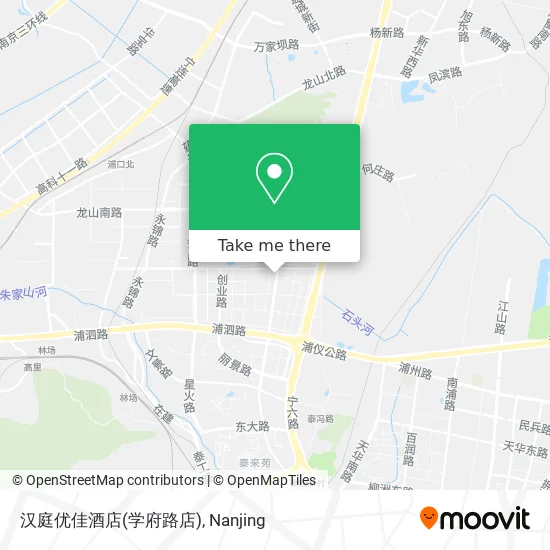 汉庭优佳酒店(学府路店) map