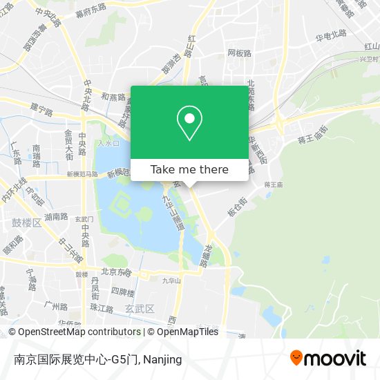 南京国际展览中心-G5门 map