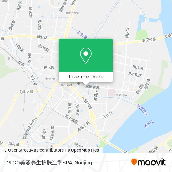 M-GO美容养生护肤造型SPA map
