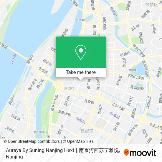 Auraya By Suning Nanjing Hexi｜南京河西苏宁雅悦 map