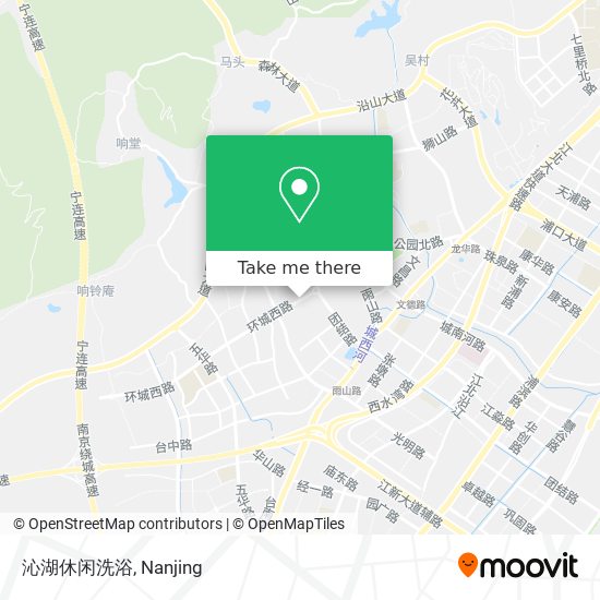 沁湖休闲洗浴 map