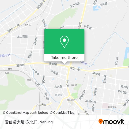 爱信诺大厦-东北门 map