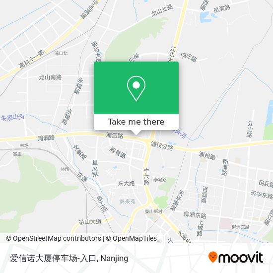 爱信诺大厦停车场-入口 map