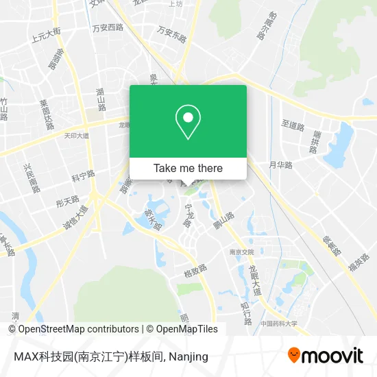 MAX科技园(南京江宁)样板间 map