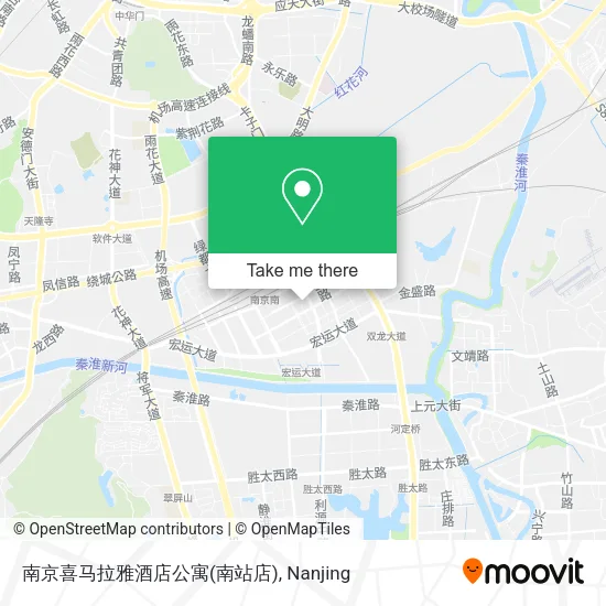南京喜马拉雅酒店公寓(南站店) map