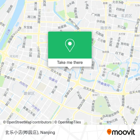 玄乐小店(晔园店) map