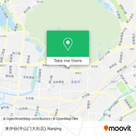 来伊份(中山门大街店) map