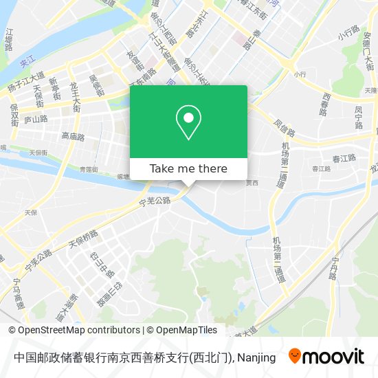 中国邮政储蓄银行南京西善桥支行(西北门) map